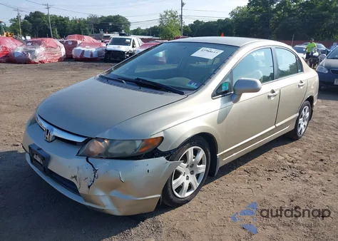 2007 Honda Civic Lx из США, поврежденный, VIN 1HGFA16537L135516